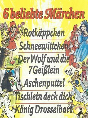 cover image of Gebrüder Grimm, 6 beliebte Märchen